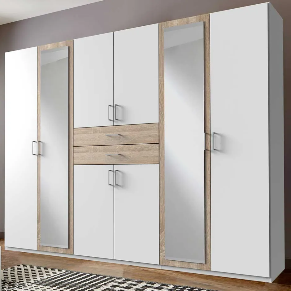 Drehtürenschränke*Pharao24 Großer Schlafzimmerschrank Emra