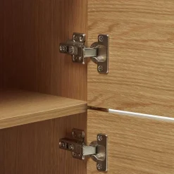 Vitrinenschrank|Wohnzimmervitrinen*Pharao24 Großes Highboard Zoryac
