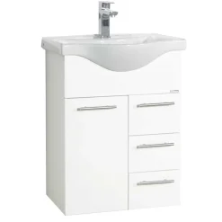 Badmöbel Sets*Pharao24 Gästebad Möbel weiß Pididos