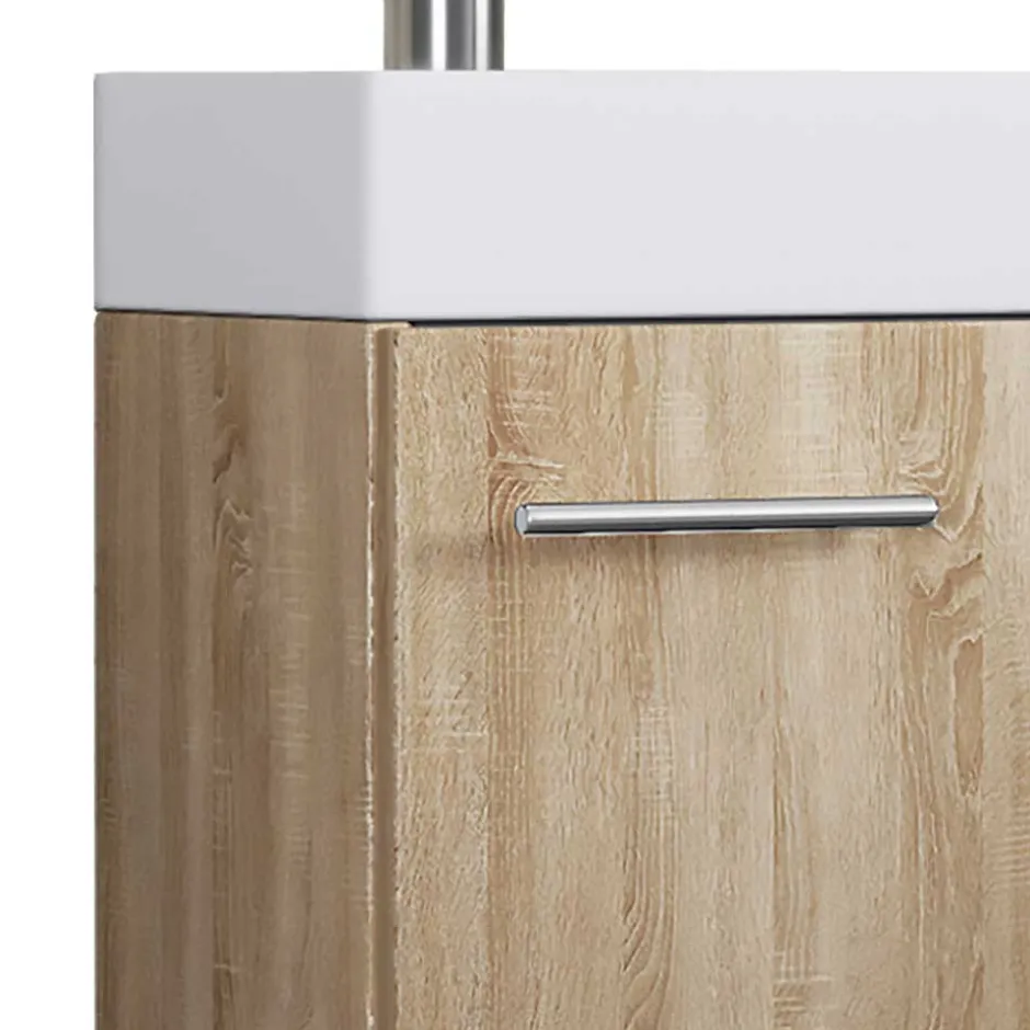 Pharao24 Gästewaschtisch mit Becken Osmin> Waschbeckenunterschränke|Bad Unterschränke