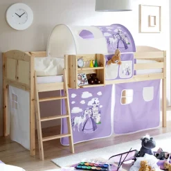 Kinderhochbetten|Kinderbetten*Pharao24 Halbhochbett Bayatara