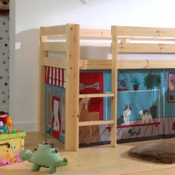 Kinderhochbetten|Kinderbetten*Pharao24 Halbhochbett Son