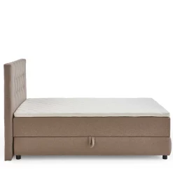 Komfortbetten|Einzelbetten*Pharao24 Hellbraunes Boxbett Visage