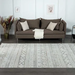 Pharao24 Heller Landhaus Teppich Fenya><noscript><img width=