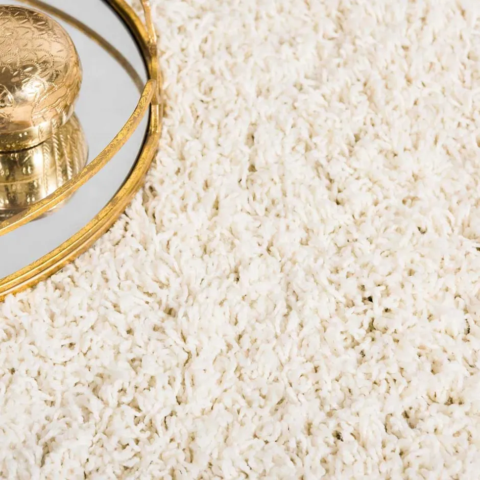 Pharao24 Heller Shaggy Teppich Montnerano> Teppiche