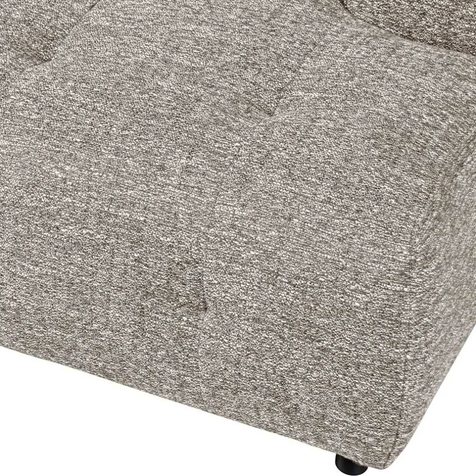 Modulsofas|Einzelsofa*Pharao24 Hellgrau meliertes Sofamodul Ajama