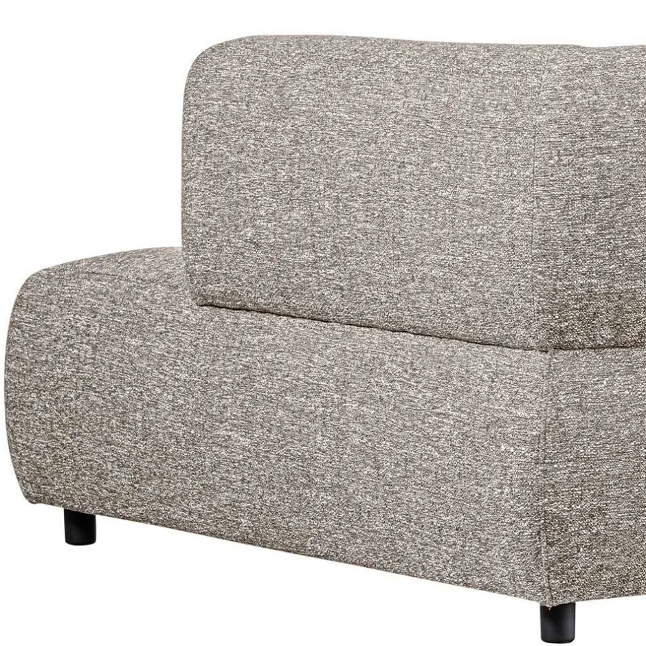 Modulsofas|Einzelsofa*Pharao24 Hellgrau meliertes Sofamodul Ajama