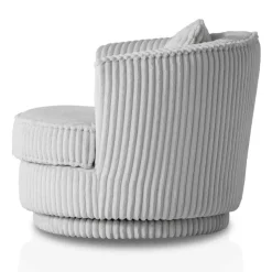 Pharao24 Hellgrauer Drehsessel Mirabal><noscript><img width=