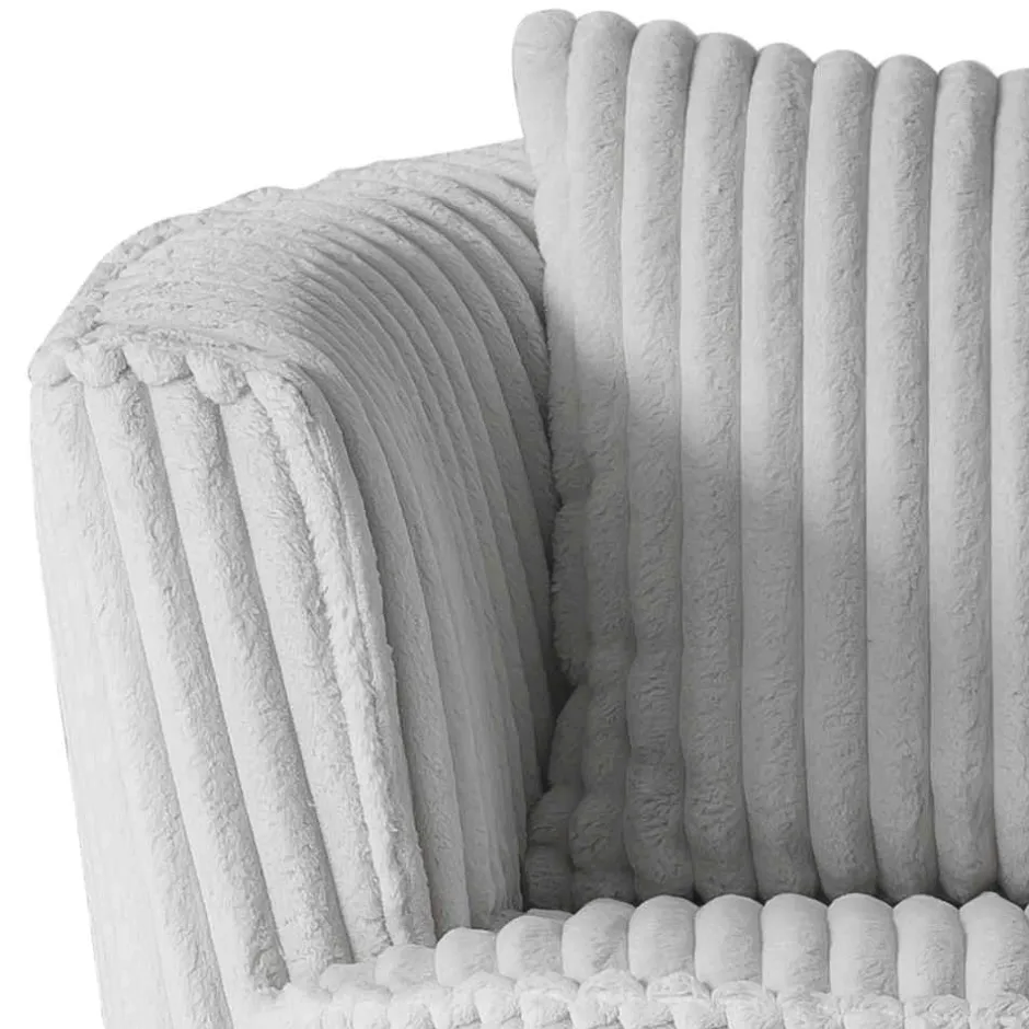 Pharao24 Hellgrauer Drehsessel Mirabal> Wohnzimmer Sessel