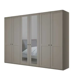 Pharao24 Hellgrauer Schlafzimmerschrank Saconso> Drehtürenschränke|Kleiderschränke