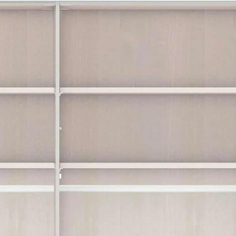 Pharao24 Hellgrauer Schlafzimmerschrank Saconso> Drehtürenschränke|Kleiderschränke