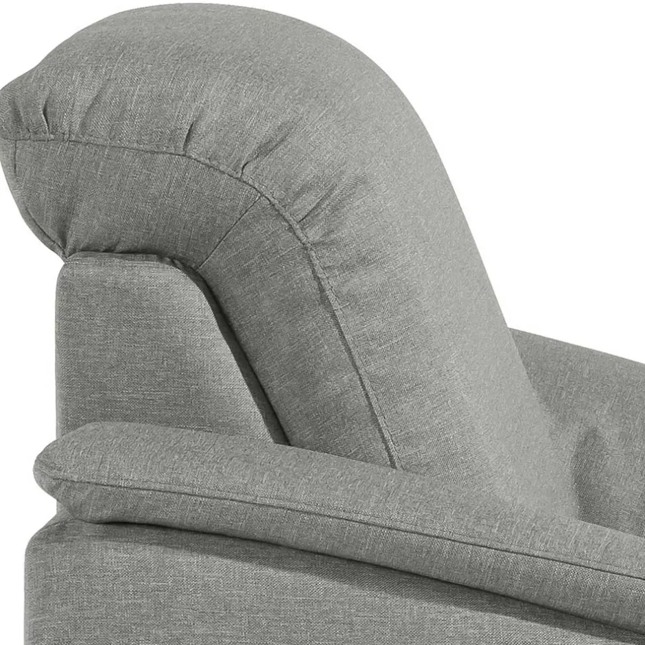 Pharao24 Hellgrauer Sessel Servi> Relaxsessel