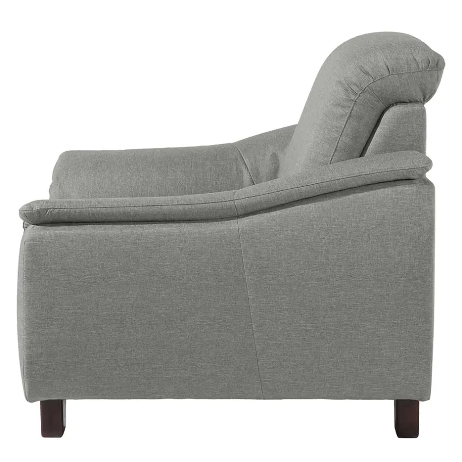 Pharao24 Hellgrauer Sessel Servi> Relaxsessel