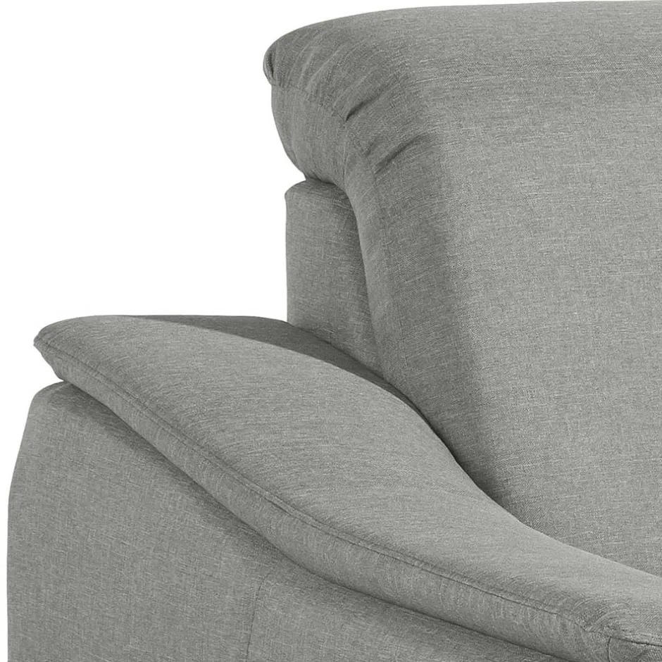 Pharao24 Hellgrauer Sessel Servi> Relaxsessel