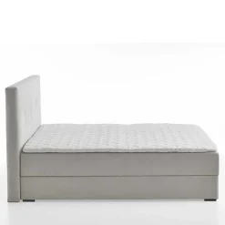 Komfortbetten|Funktionsbetten*Pharao24 Hellgraues Boxbett Angelo