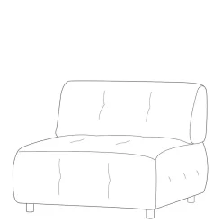 Pharao24 Hellgraues Flachgewebe Sofa Element Cracks><noscript><img width=