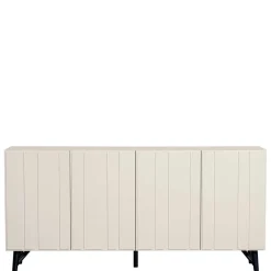 Küchenkommode|Esszimmerkommoden*Pharao24 Hellgraues Sideboard Bosso