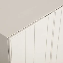 Küchenkommode|Esszimmerkommoden*Pharao24 Hellgraues Sideboard Bosso