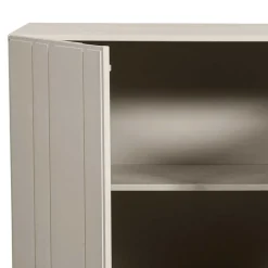 Küchenkommode|Esszimmerkommoden*Pharao24 Hellgraues Sideboard Bosso