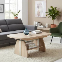 Pharao24 Höhenverstellbarer Couchtisch Sanjo> Wohnzimmertisch|Couchtische