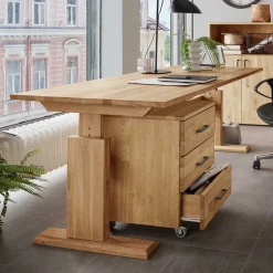 Schreibtische*Pharao24 Höhenverstellbarer Schreibtisch Legancas