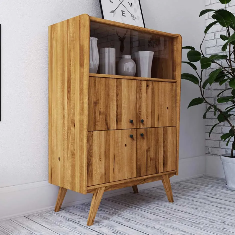 Esszimmerkommoden|Stauraumvitrinen*Pharao24 Highboard Carilla