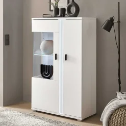 Vitrinenschrank|Stauraumvitrinen*Pharao24 Highboard Constantin