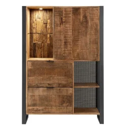 Massivholzmöbel|Brotschrank*Pharao24 Highboard Exeta