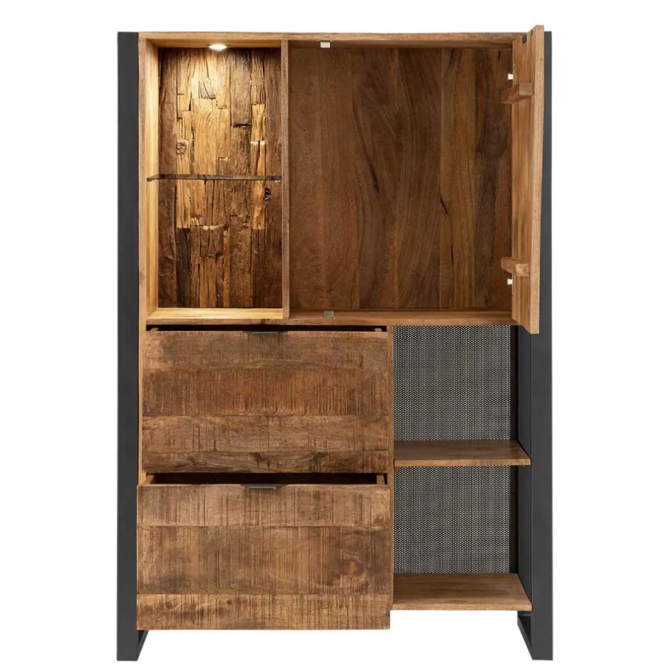 Massivholzmöbel|Brotschrank*Pharao24 Highboard Exeta