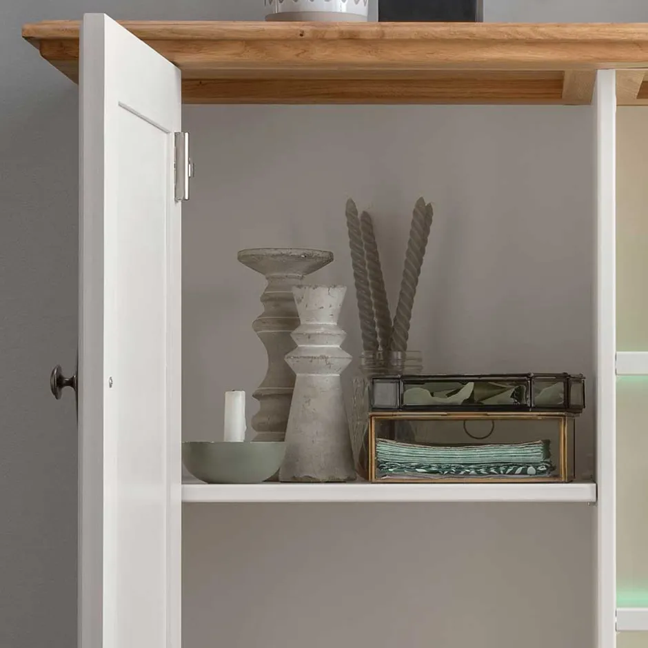 Pharao24 Highboard Greeks> Massivholzmöbel|Wohnzimmerschrank