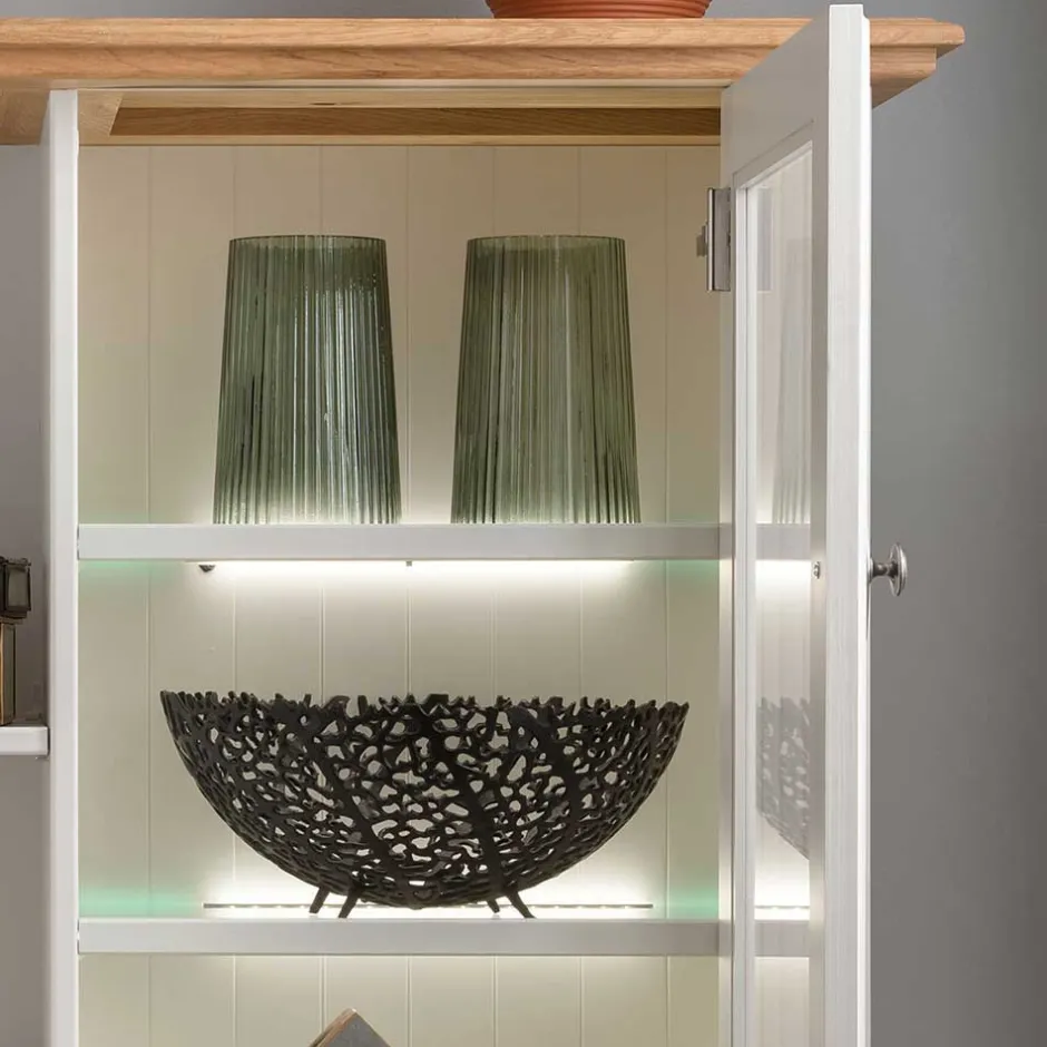 Pharao24 Highboard Greeks> Massivholzmöbel|Wohnzimmerschrank