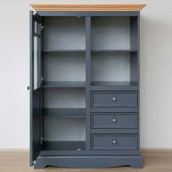 Vitrinenschrank|Stauraumvitrinen*Pharao24 Highboard Lyra