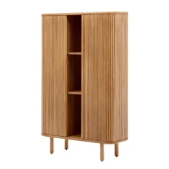 Wohnzimmerschrank|Massivholz Schränke*Pharao24 Highboard Retro Design Titus