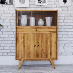 Pharao24 Highboard Vitrine Carilla> Vitrinenschrank|Stauraumvitrinen