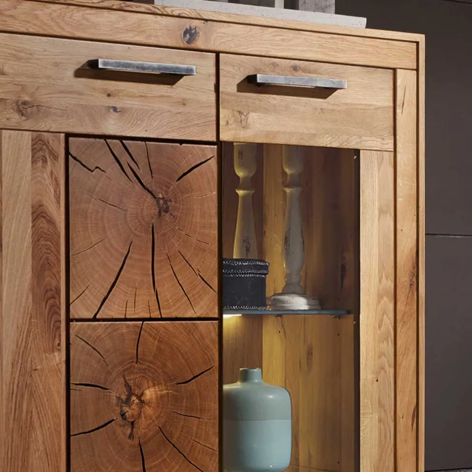 Esszimmerkommoden|Wohnzimmerkommoden*Pharao24 Highboard Vitrine Cranados