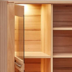 Wohnzimmervitrinen*Pharao24 Highboard Vitrine Dressed