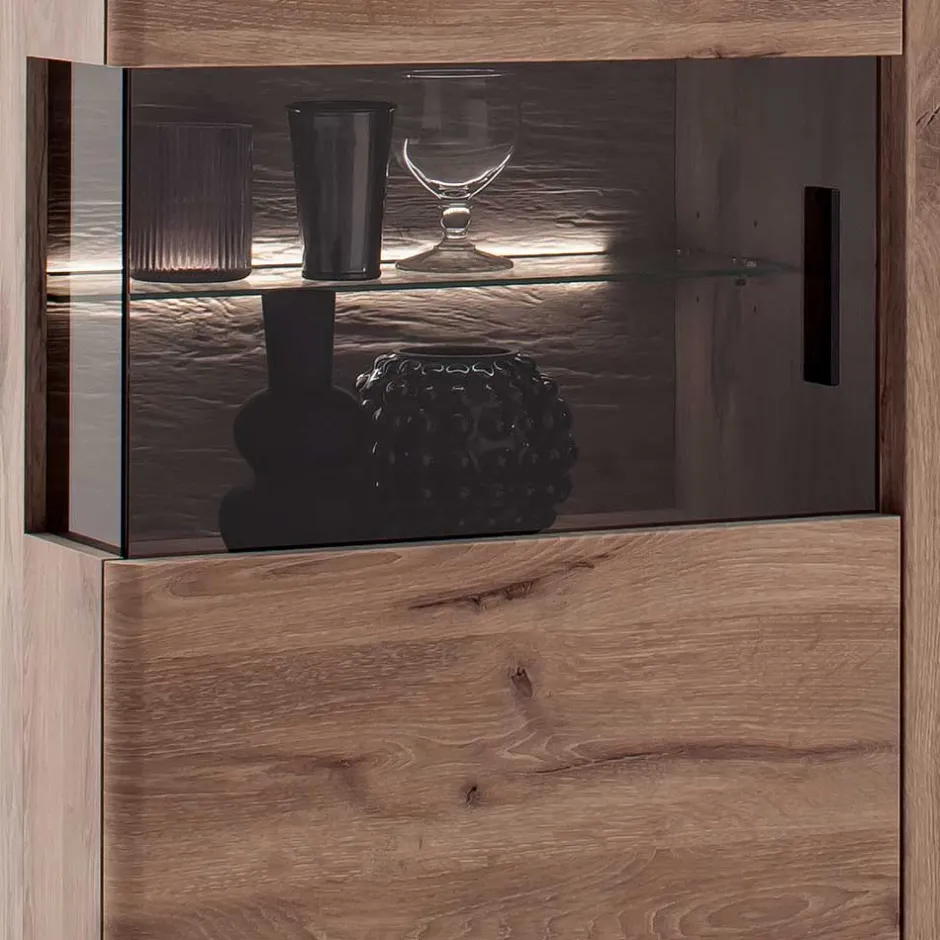 Wohnzimmerkommoden|Wohnzimmerschrank*Pharao24 Highboard Vitrine Irysma