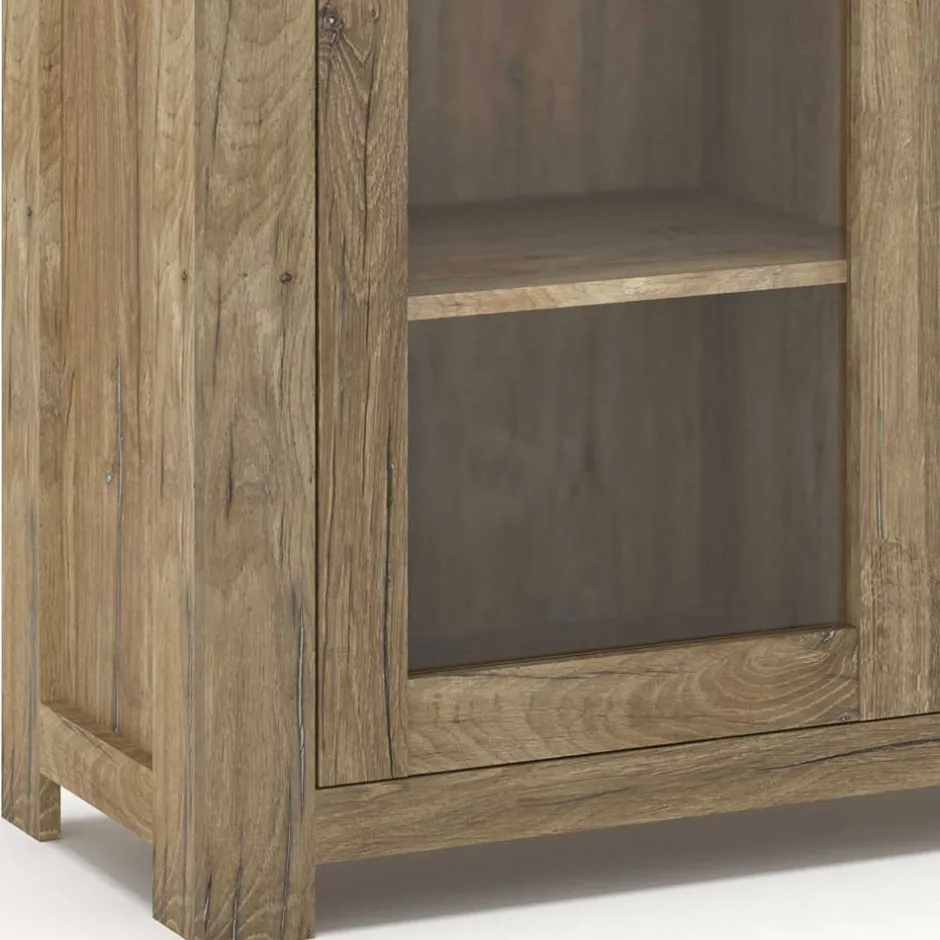 Pharao24 Highboard Vitrine Kofi> Vitrinenschrank|Wohnzimmervitrinen
