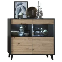 Pharao24 Highboard Vitrine Liazuria> Highboards|Highboards