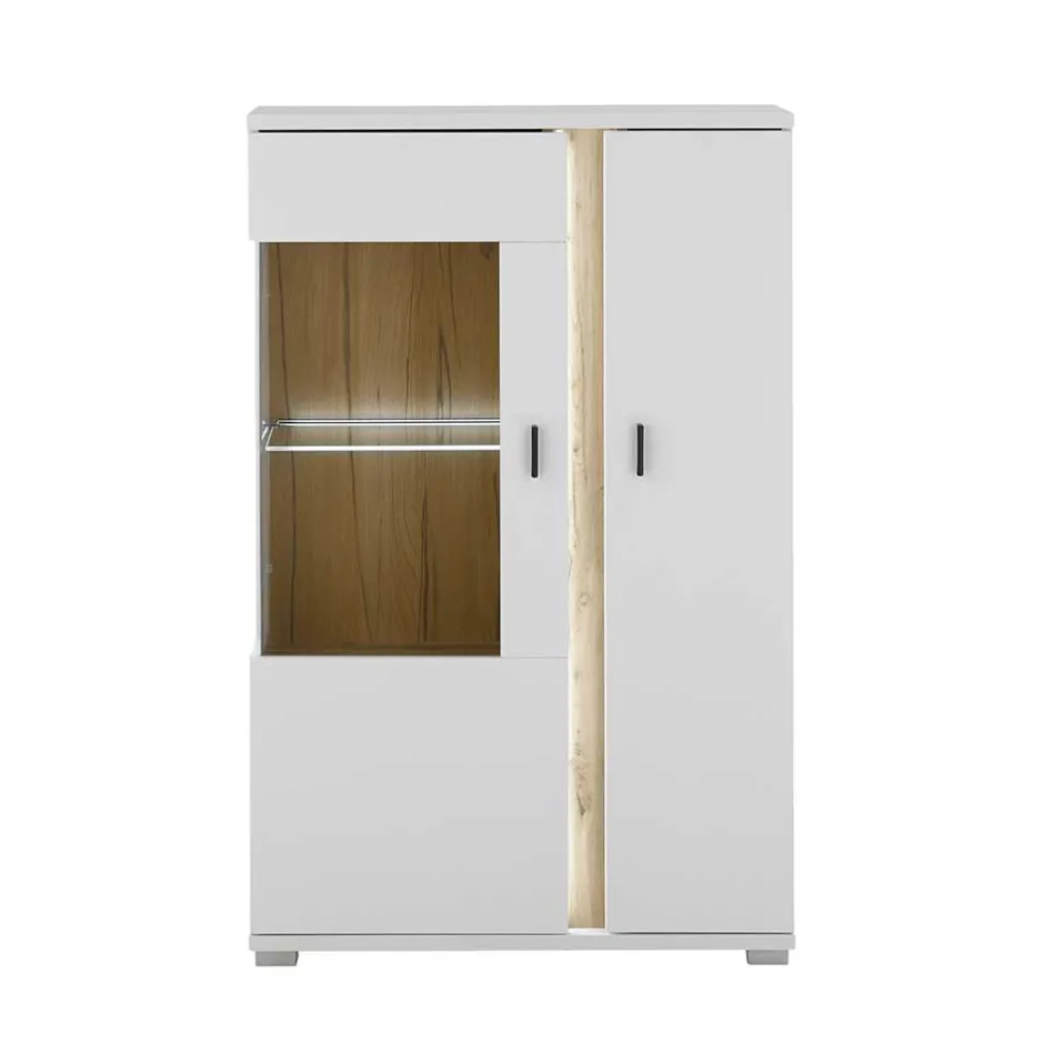 Pharao24 Highboard Vitrine Luzillo> Stauraumvitrinen|Highboards