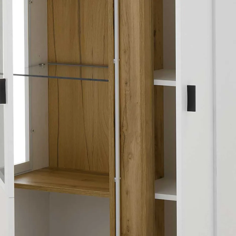 Pharao24 Highboard Vitrine Luzillo> Stauraumvitrinen|Highboards