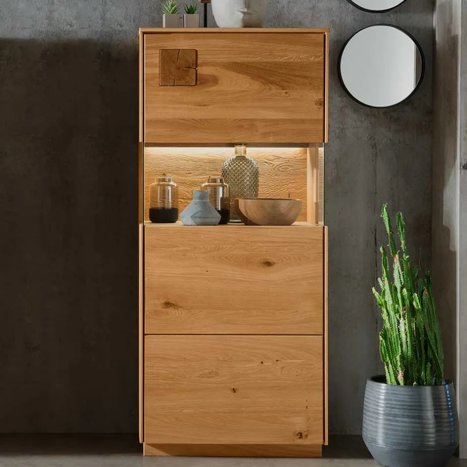 Pharao24 Highboard Vitrine Onitos> Vitrinenschrank|Wohnzimmervitrinen