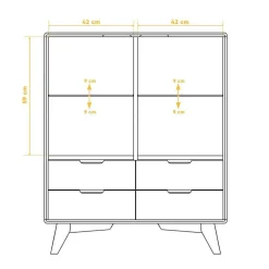 Pharao24 Highboard Vitrine Triancova><noscript><img width=