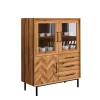Pharao24 Highboard Vitrine Yalley> Vitrinenschrank|Wohnzimmervitrinen