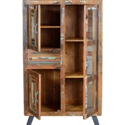 Vitrinenschrank|Wohnzimmervitrinen*Pharao24 Highboard Wash