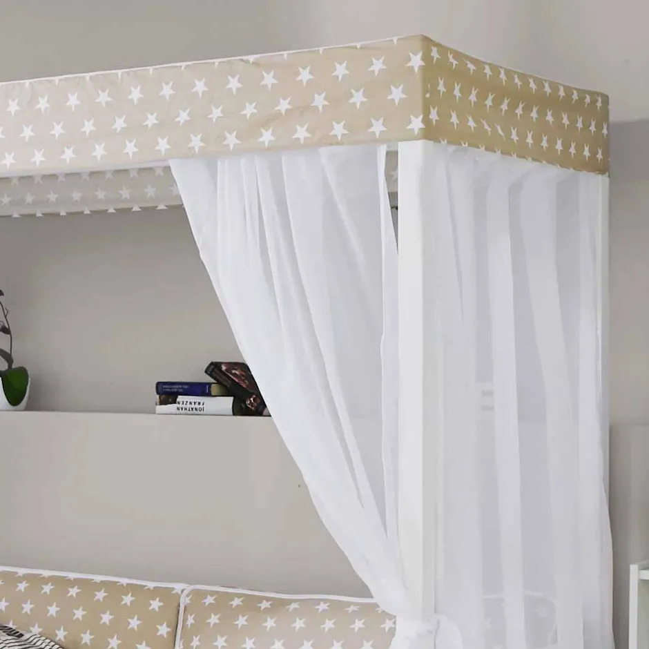 Pharao24 Himmelbett Denima> Funktionsbetten|Schubkastenbetten