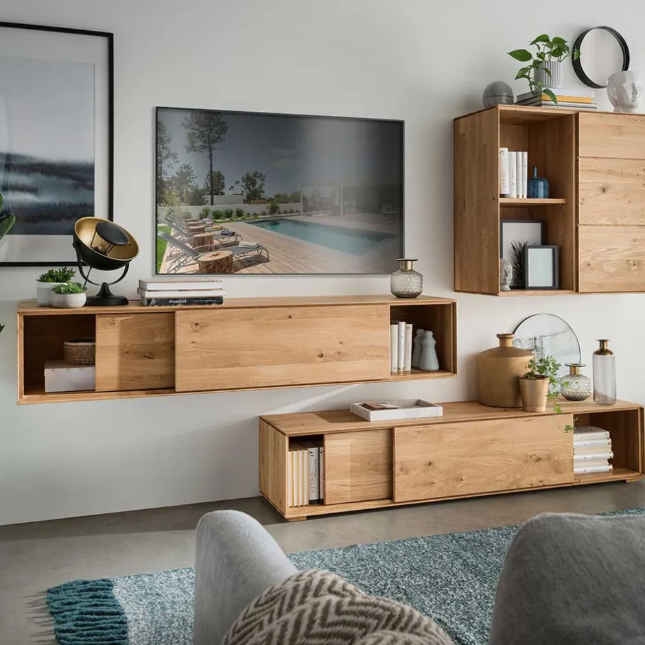 Pharao24 Hängeelement Rennia> Wohnzimmerschrank|Massivholz Schränke