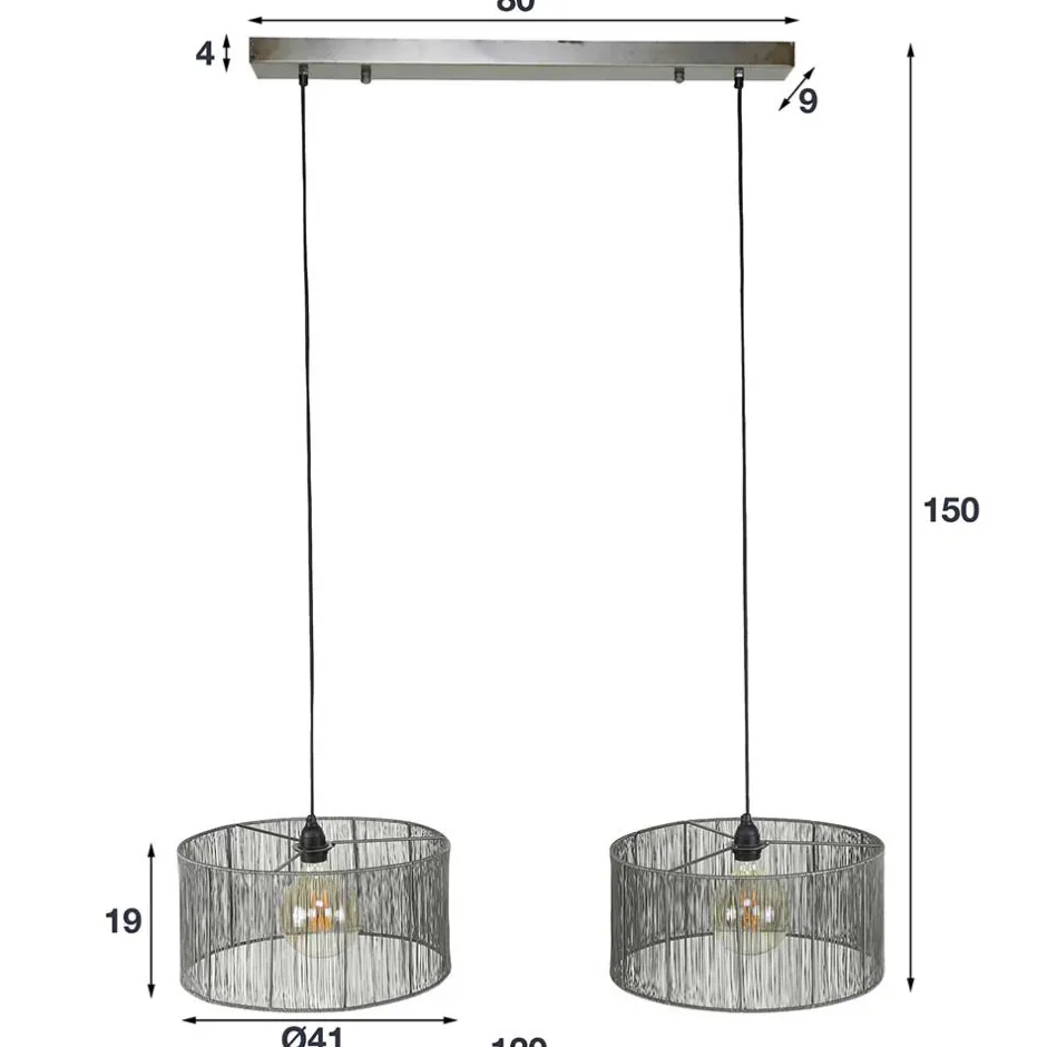 Lampen Und Leuchten*Pharao24 Hängelampe Alicia