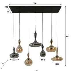 Lampen Und Leuchten*Pharao24 Hängelampe Brava