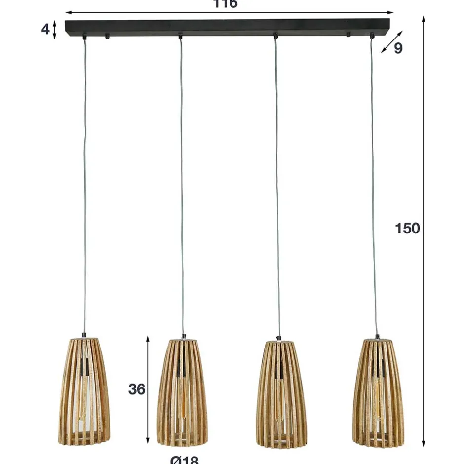Lampen Und Leuchten*Pharao24 Hängelampe Kezmina